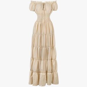 Beige Renaissance Chemise Dress – Size 3X